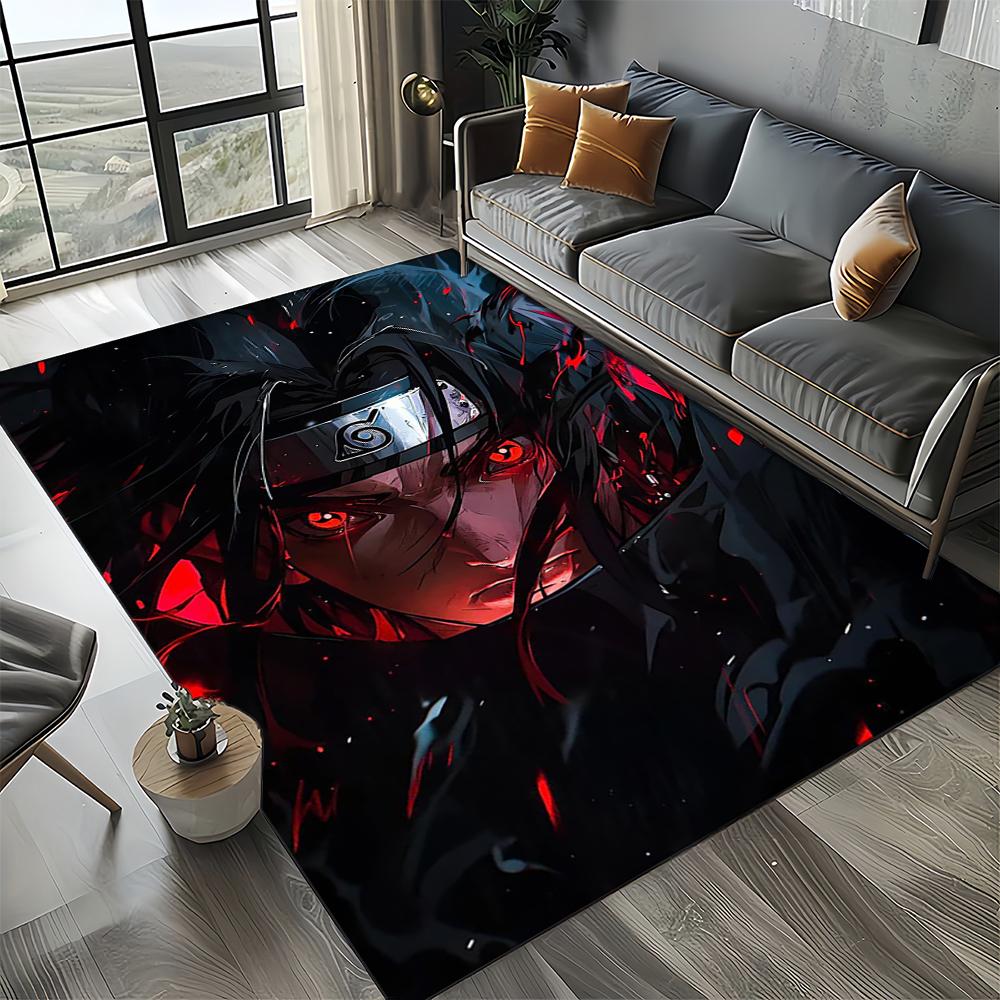 27 Style Cartoon 3D I-Itachi Japan Anime Carpet Rug for Living Room Bedroom Home Sofa Decoration,Kid Area Rug Non-slip Floor Mat