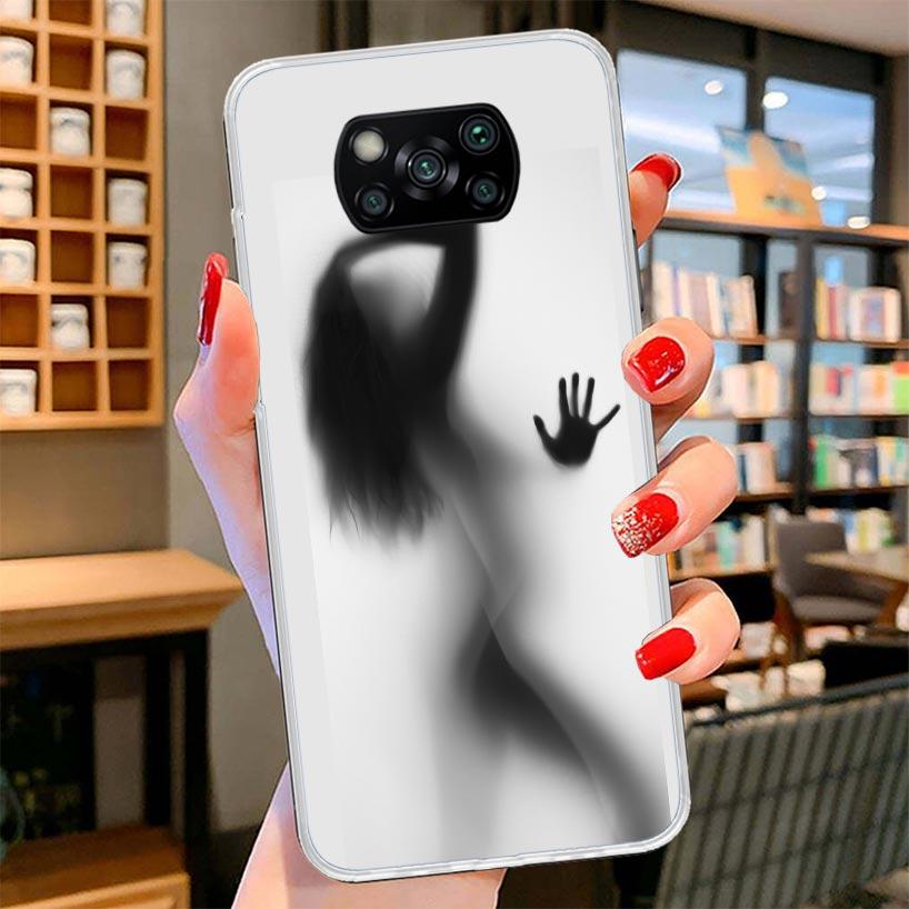 Woman Silhouettes Sexy Lady Girl Cover Phone Case For Xiaomi Poco F7 Ultra X7 X6 X5 Pro M7 Redmi 15C 15 13C 13 12C 12 10C 10 9A