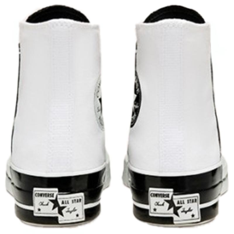 Converse Chuck Taylor All Star 1970s Round-toe Lace-up High Top Canvas Shoes Unisex Black & White