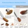 6 Multi-Size Nail Art Brush Set for Acrylic & Dip Powder - Precision 3D Carving, Extension & Detailing, 3A+ Nylon (Pro & Beginner)