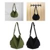 Vintage Style Canvas Hobo Bag Multiple Pockets Adjustable Straps for Trip Beach