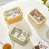 2 Layer Lunch Storage Container Stainless Steel Food Container Thermal Lunch Box  For Office