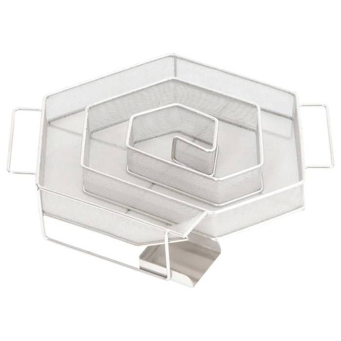 Fumoir à Froid - vidaXL - Générateur de Fumée Froide - Acier Inoxydable 304 - 22,5x22x4,5 cm - 200 g