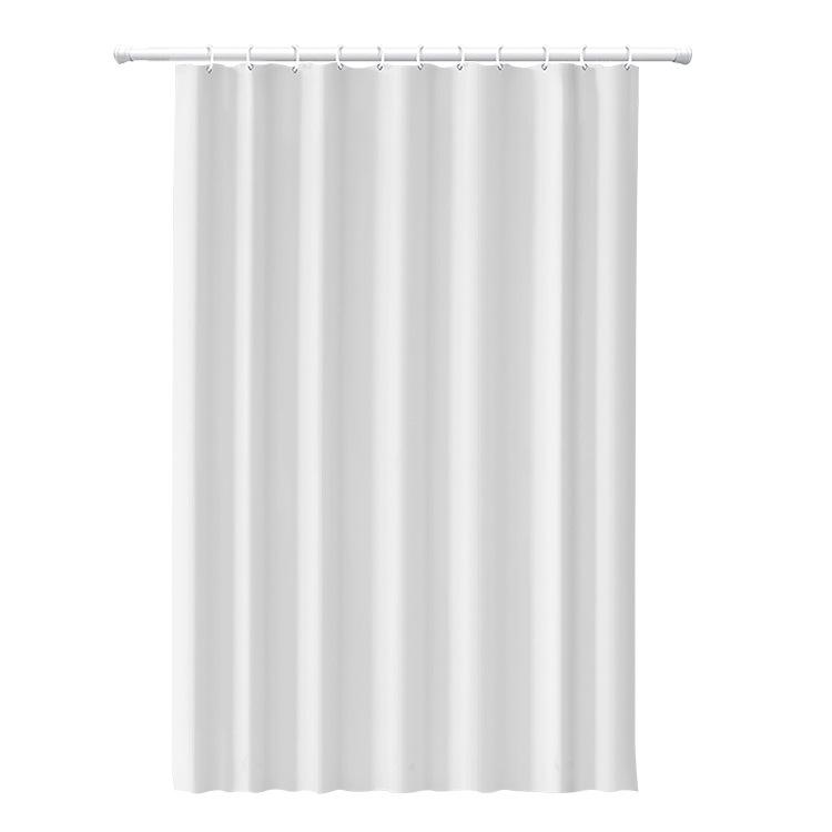 3D Printed PEVA Shower Curtain with Hooks – Thick, Waterproof, Mildew-Resistant Bathroom Partition