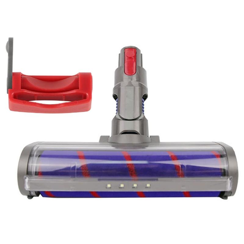 A02V-Floor Brush Head Soft Velvet For Dyson Vacuum Cleaner Accessory Electric Suction Roller Attachment