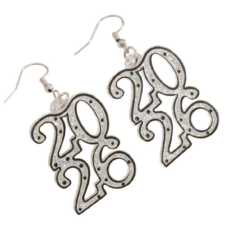 2026 Theme Acrylic Earrings Smooth Surfaces Unique Accessory Casual Formal Earrings Suitable for Fashion Women Present