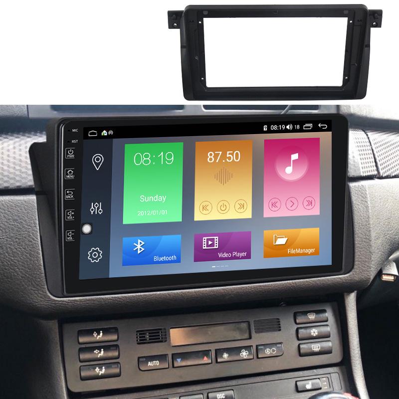 Android Navigator Trim Frame with Wiring Harness for 99-05 BMW E46