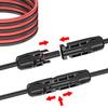 Cleqee 12AWG 3m kabel solárního konektoru Solární prodlužovací kabel pro připojení solárního panelu Paralelní propojovací kabel solárního panelu Kabel solárního panelu Solar C