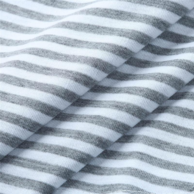 Women Convenient Lactation Pregnant Nursing Round Neck Sleeveless Stripe Gravida Clothing Maternity Shirt