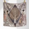 Double-Sided Silk Wool Square Scarf