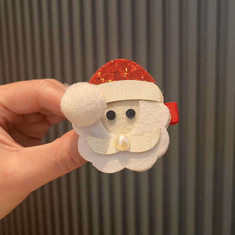 Christmas Hair Clips for Kids: Cute Cartoon Side Clips for Baby and Little Girl Hair Accessories