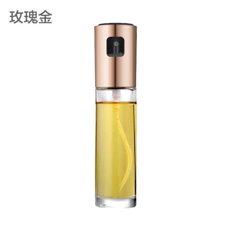 Press-type oil bottle, barbecue spray oil bottle, kitchen glass oil control bottle, oil spray bottle, oil spray pot