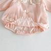 Sweet Princess Romper - Newborn Baby Girl Autumn Outfit for 100 Days to 1 Year