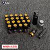 Racing Wheel Lug Nuts Racing Composite Lock Lug Nuts with Security Key M12x1.5/1.25