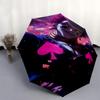 1pc Poker Star Spade Umbrella Automatic Opening & Closing, Foldable Design, Outdoor, Ideal Gift for Fans, Travelers, Daily Use.C020