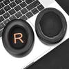 1Pair Replacement Headset Earmuff Protein Leather Ear Pillows for QCY H3S Headphones Repair