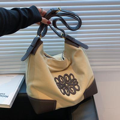 Baroness Bags Große Kapazität Canvas Totes Retro Frauen Hobo Handtaschen Casual Messenger Bags Luxus Designer Schultertaschen