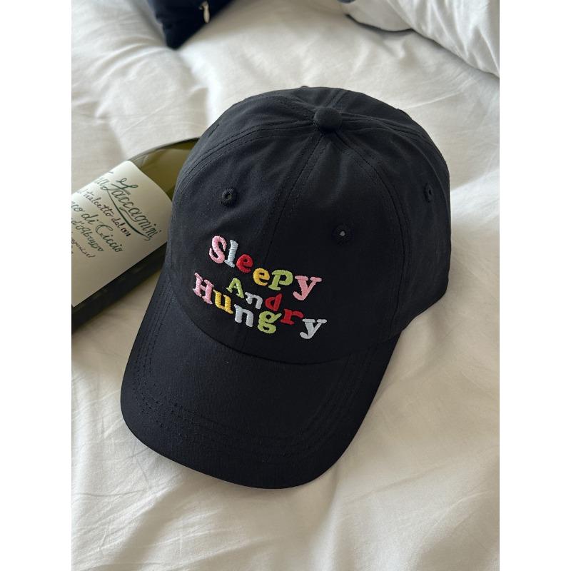Spring breath summer sweet beautiful woman couple baseball cap shade letter shopping student cap tide