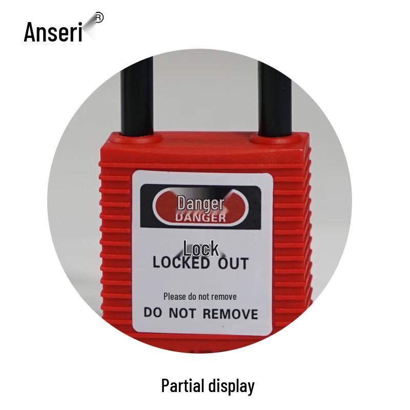 Ansell Longer Shackle Insulated Safety Padlock