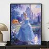 Disney Diamond Painting Set Handmade Cross Stitch DIY Diamond Art Cinderella Wall Decor Gift