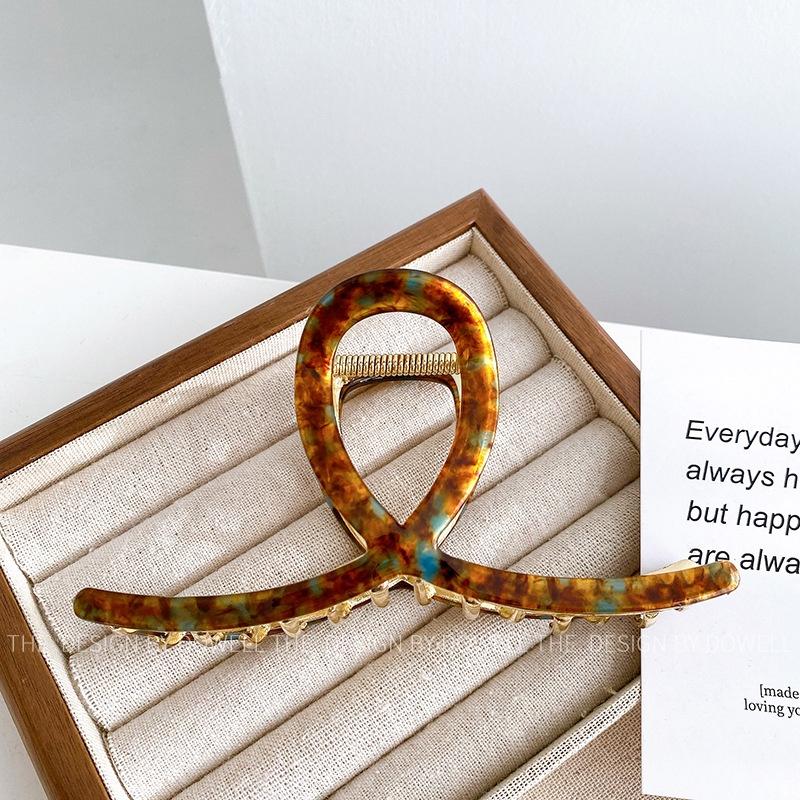 Simple And Elegant Hair Clip Large Alloy Claw Clip For Stylish Updos