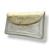 Used Longchamp Clutch bag vintageClutch bag gold/Silver leather Women