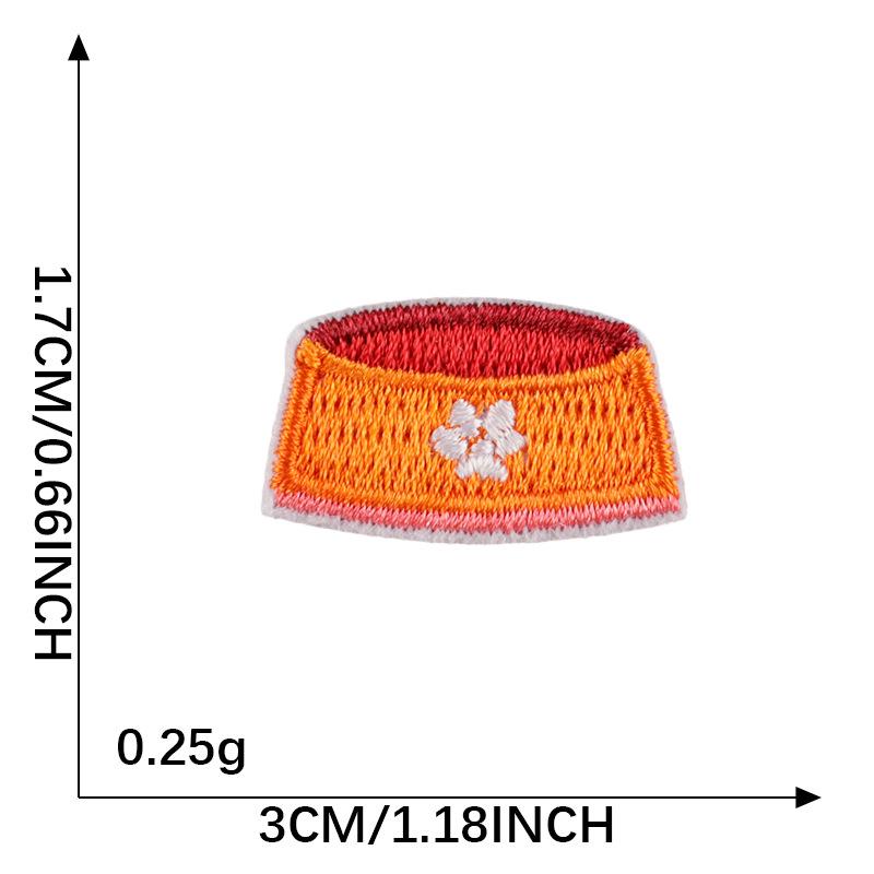 Cartoon Animal & Fruit Embroidered Patch for DIY Accessories and Handbooks