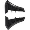 Side Vent Trim 1 Pair Side Vent Trim Sporty Look Enhanced Performance Side Mudguard Air Wing Vent Trim Sticker for 1 Series E90 E91 (Carbon Fiber
