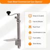 Cast Steel Commercial Can Opener 47cm Industrial Table Mount Bottle Tin Opener Heavy-Duty Manual Canned Fruit Bottle Opener