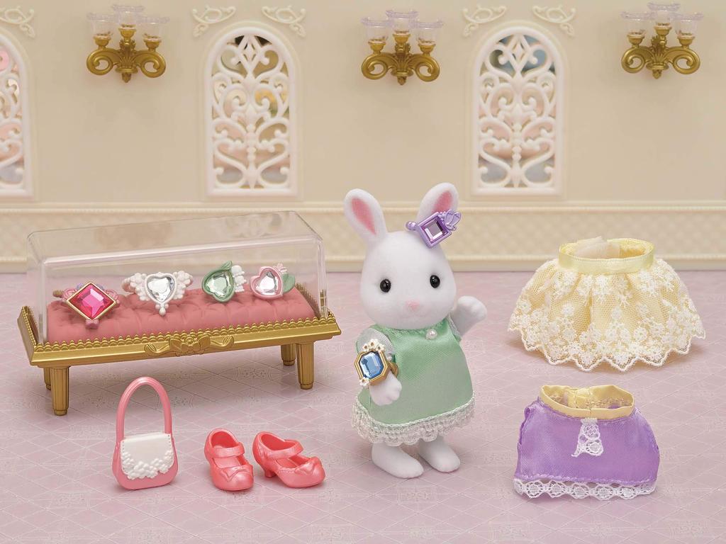 EPOCH Poly Sylvanian Families Town Fashion Coordination Set Sparkling Jewelry [Town - Collection] TVS-14