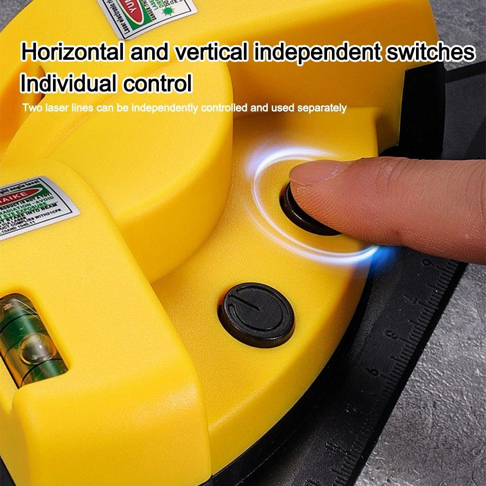 Durable 90° Infrared Laser Level Rechargeable High Accuracy Laser Ground Meter Laser Measurement Tool