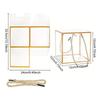 WTEMPO 10PCS Transparent Plastic Gift Boxes with Ropes Foldable Cube Clear Boxes Birthday Wedding Party Decor Favor Treat Boxes