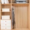 5 Hooks Extra Large Hanging Vacuum Compression Storage Bag Thickened Organizer Elongated Design No Power Required Clothing Protection And Space Saver