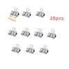 5-30pcs Binder Clips File Metal Paper Clips Silvery Paper Clip Clamp 15/19/32/40/50mm Stationery Clip Office School Supplies