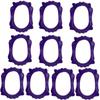 10 Pcs/set Glow Halloween Fake Teeth Plastic Zombie Fake Teeth Funny Luminous Dentures  Unisex