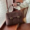New styles of faux suede shoulder bags square lock zipper luxury sense high quality crossbody bags for women