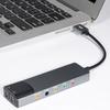 External USB Sound Card 6-in-1 USB Audio Interface External 3.5mm Audio Adapter Soundcard for Laptop Headset USB Sound Card