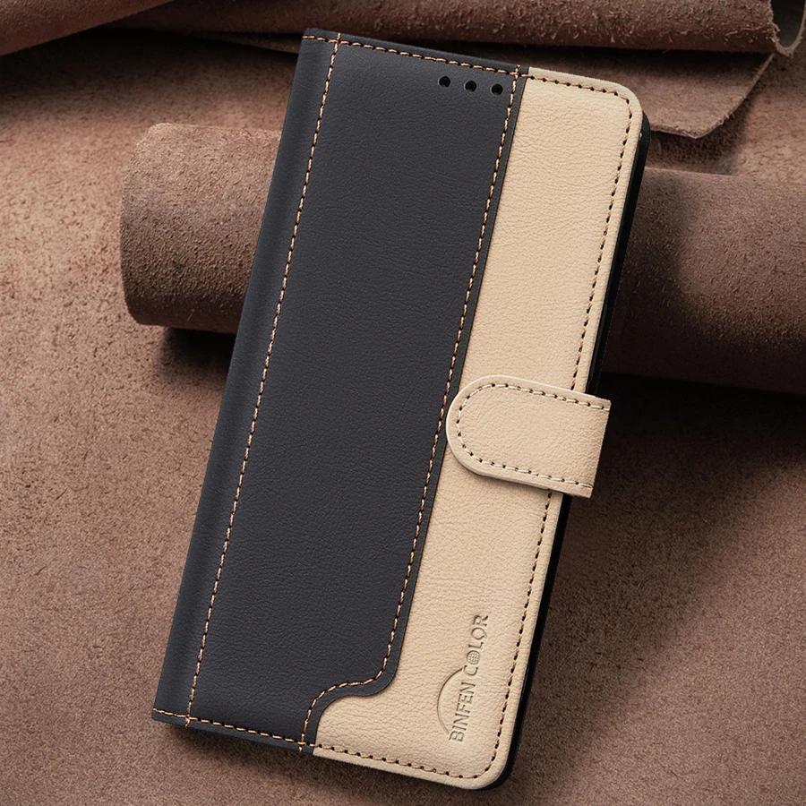 Leather Case For Samsung Galaxy A55 A54 A53 A52 A52S A35 A25 A15 A34 A24 A14 A33 A23 A13 A73 A72 A22 A12 A32 A16 5G Flip Cover