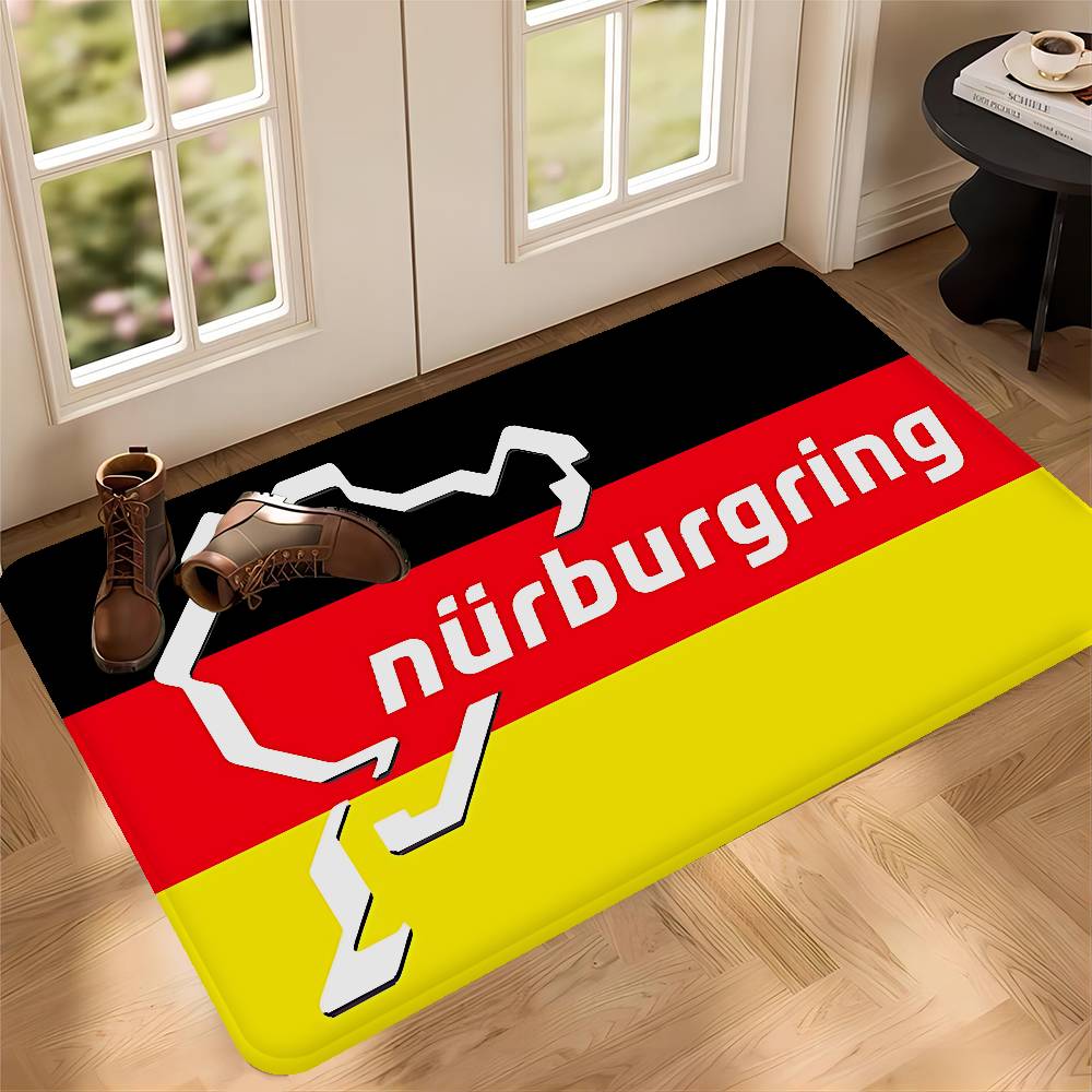 Ft Nurburgring Room Mats Washable Non-Slip Living Room Sofa Chairs Area Mat Kitchen Alfombra