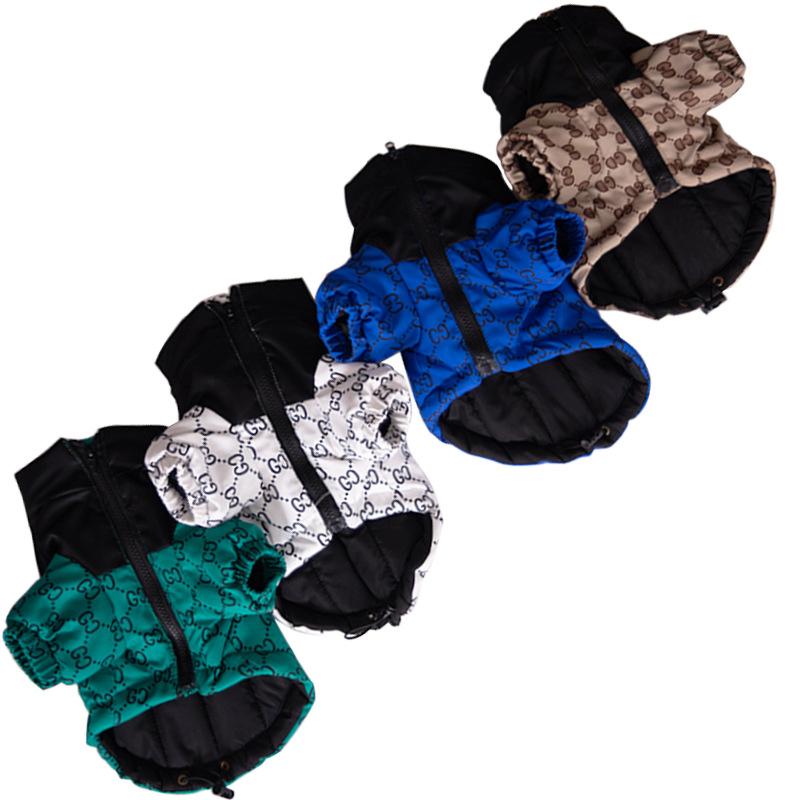 Puppy Kitten Fashionable Clothes Autumn Winter Cute Jackets Small Medium-Sized Dogs Outfits Thick Warm Cotton Coats Pet Clothing