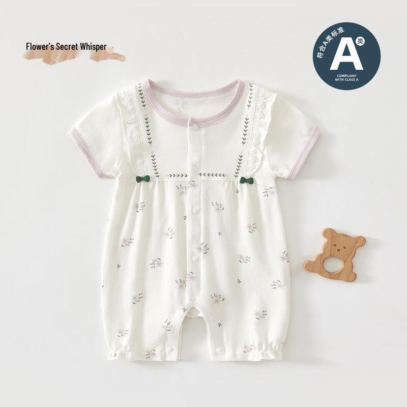 Little Lamb Dudu Baby Summer Floral Romper 66