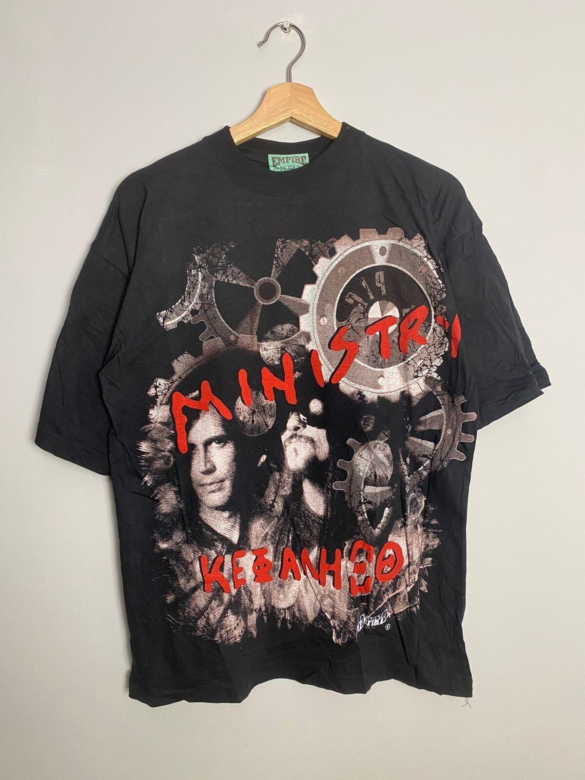 Редкая винтажная метал-футболка Ministry Псалом 69 90-х годов Empire Унисекс XXXL