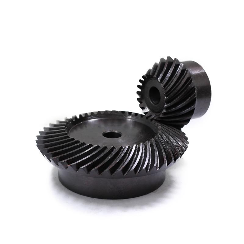 Spiral Bevel Gears, 1 & 2 Module, 45 Steel, Standard Inner Hole