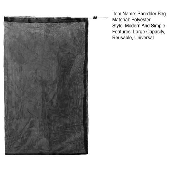 Wood Chipper Shredder Bag Universal 24" X 54" Leaf Mulcher Shredder Replacement Bag Reusable Collection Bag for Wood Chips Leaves Yard Waste