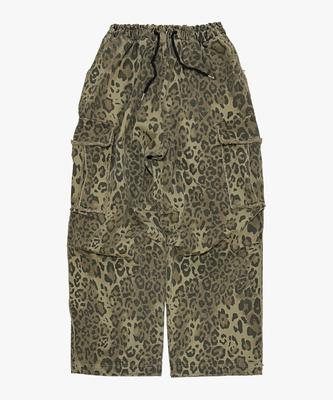 Nainneoscheu Leopard Grunge Wide Pants_Beige