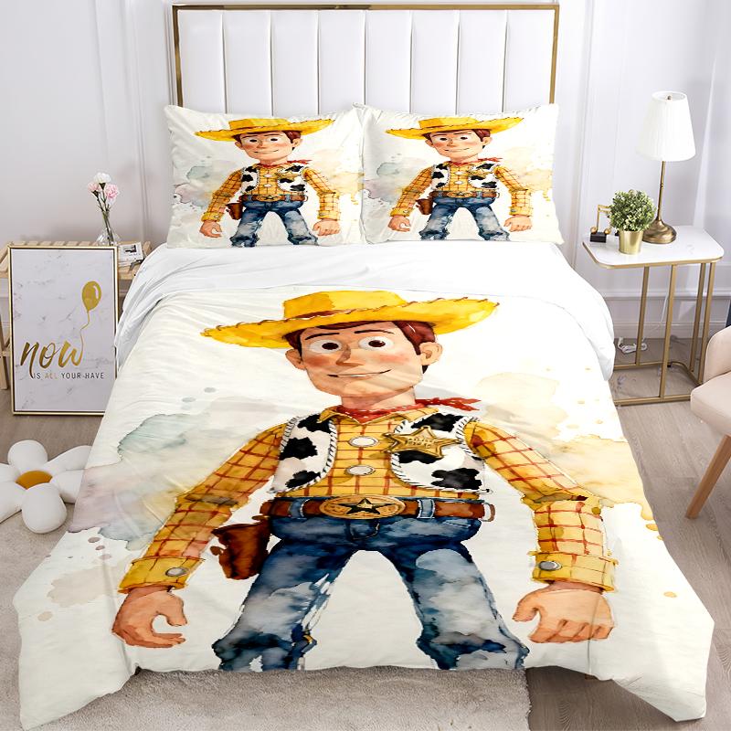 3Pcs Toy Story Adventure Bedding Sets For All Sizes New 3D Printed Bed Cover Comforter Duvet Cover Pillowcase Bedroom Decoration