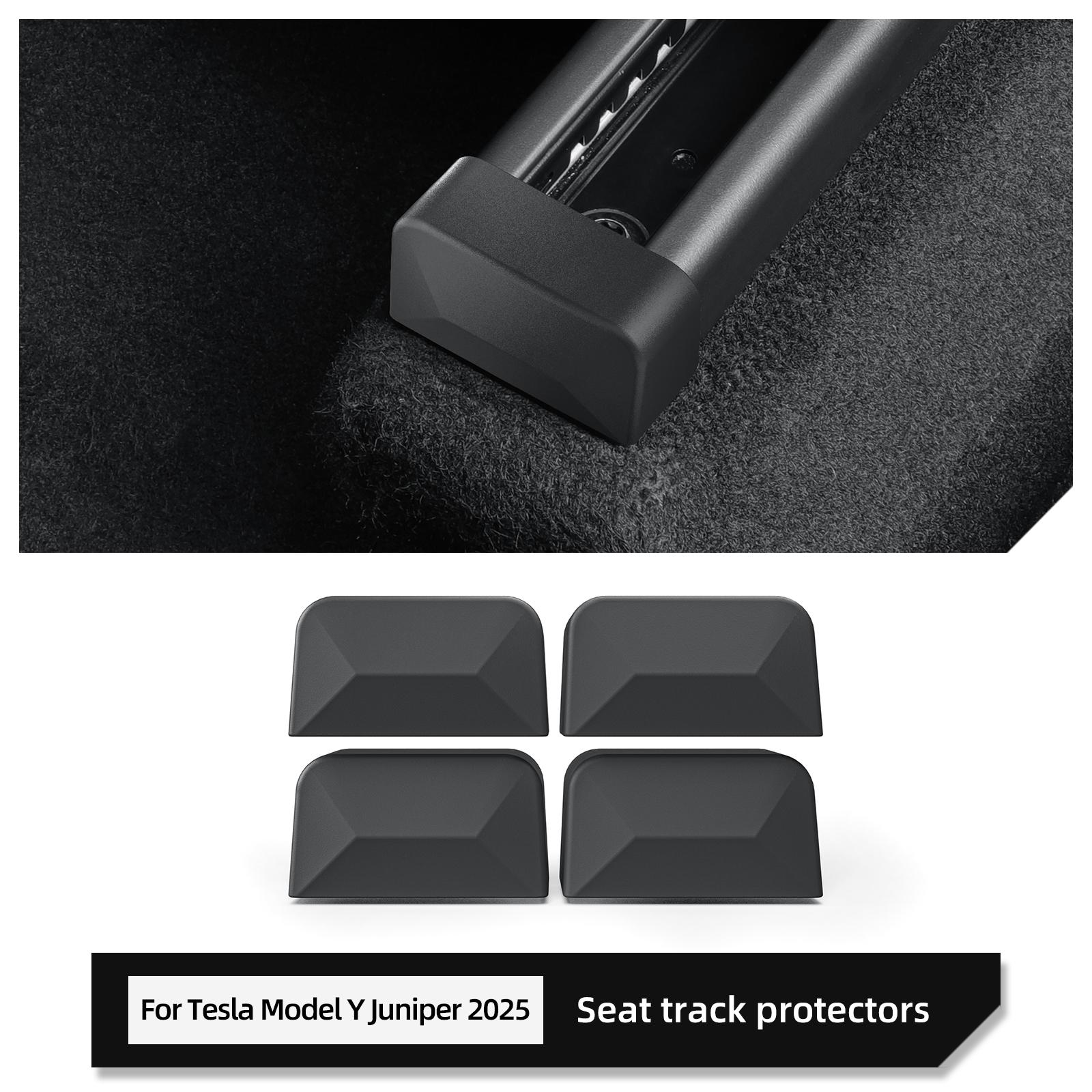 

for Tesla Model Y Launch 2025 Juniper (not fit Berlin version) Car Seat Slide Rail Protection Plug Prevent Scratch TPE