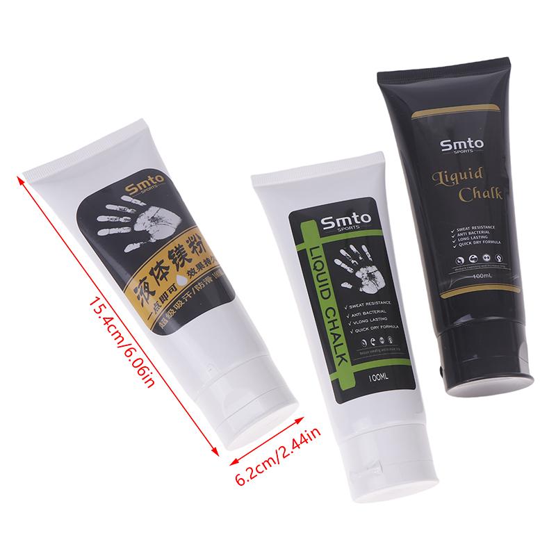 100ml Giz Líquido Antiderrapante Pó de Magnésio Líquido Esportivo Para Fitness Levantamento de Peso Pole Dance Escalada em Rocha Treino
