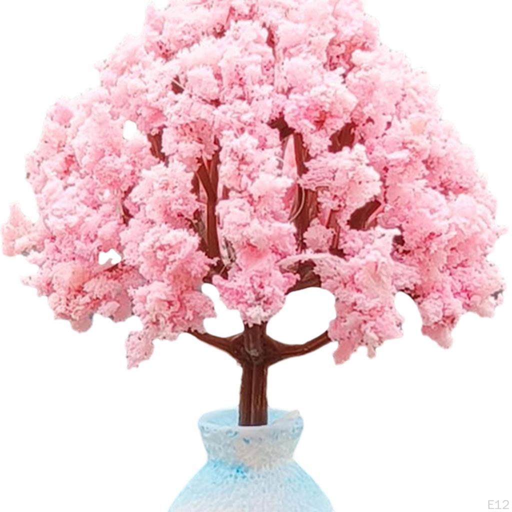 Artificial Bonsai Tree Car Dashboard Decor Model for Window