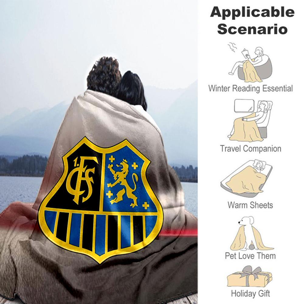 Fc Saarbrcken Blanket, High quality Comfortable for All Seasons, Home Decor, Warmth and Comfort